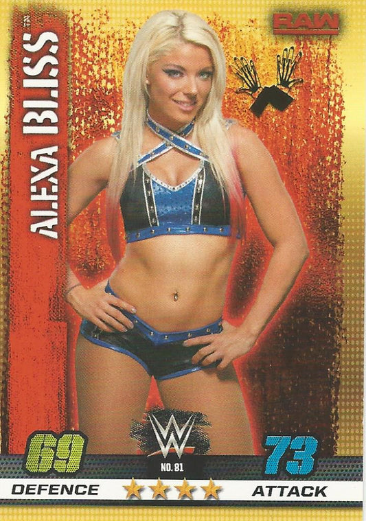 WWE Topps Slam Attax 10th Edition 2017 Alexa Bliss #81