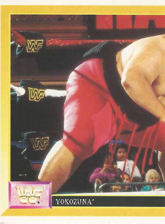 WWF Merlin Sticker 1994 Yokozuna #81