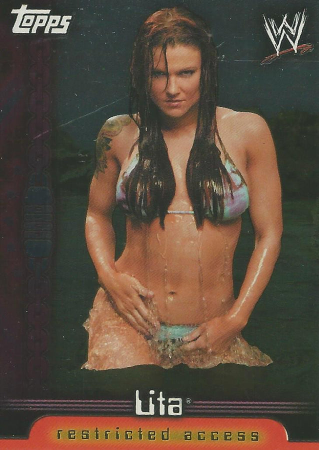 WWE Topps Insider 2006 US Lita D9 trading card PW Catalog