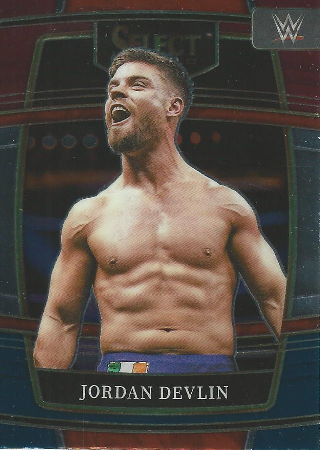 WWE Panini Select 2022 Red/Silver/Blue Jordan Devlin #81