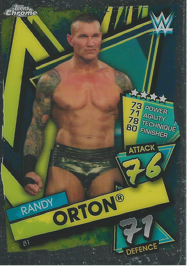 WWE Topps Slam Attax Chrome 2021 Randy Orton #81