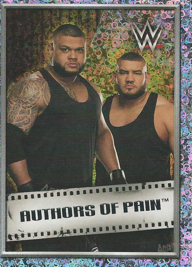 WWE Topps 2018 Stickers Authors of Pain Foil #81