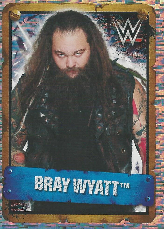 WWE Topps Stickers 2017 Bray Wyatt Foil #81