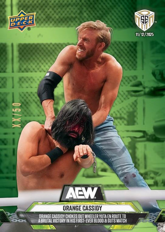 Orange Cassidy – Orange Cassidy Chokes Out Wheeler Yuta EN Route to a Brutal Victory in HIS First-Ever Blood & Guts Match