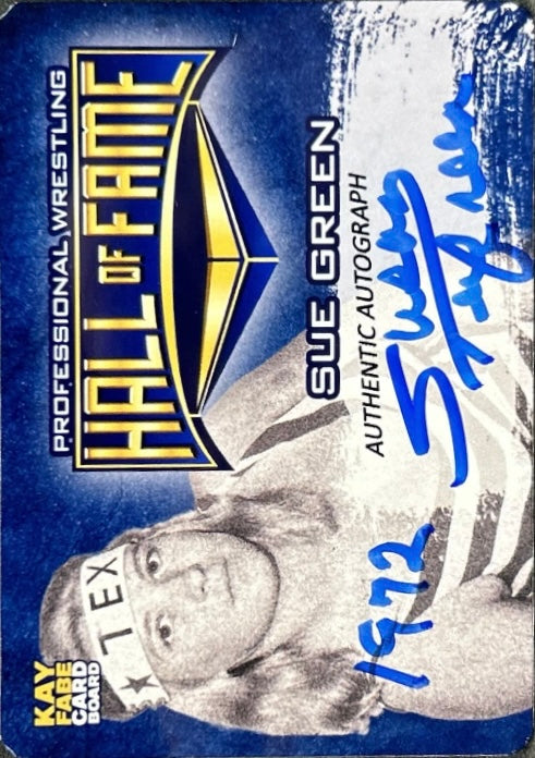 SUE Green trading card PW Catalog