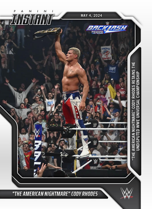 “The American Nightmare” Cody Rhodes – “The American Nightmare” Cody Rhodes Retains the Undisputed WWE Universal Championship