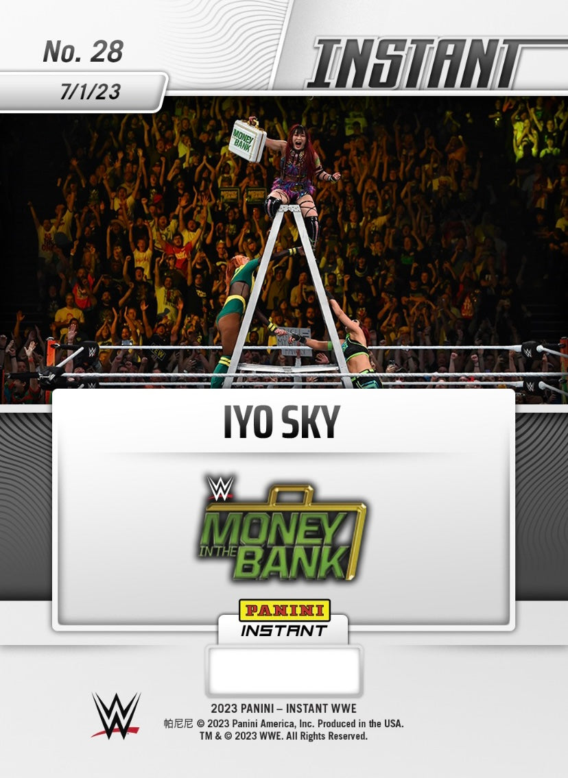 IYO SKY – IYO SKY Becomes Miss Money in the Bank trading card PW Catalog