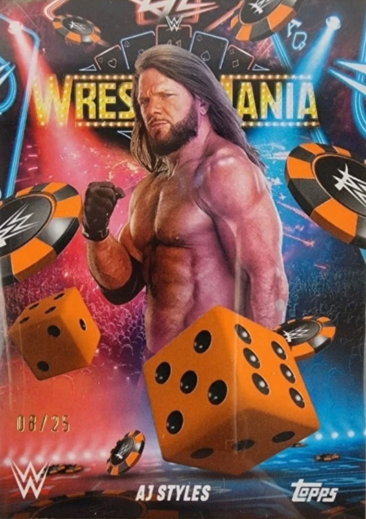 AJ Styles trading card PW Catalog
