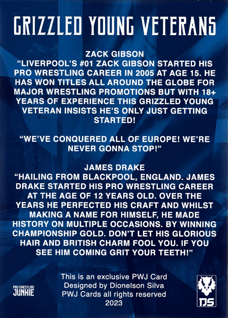 Grizzled Young Veterans trading card PW Catalog