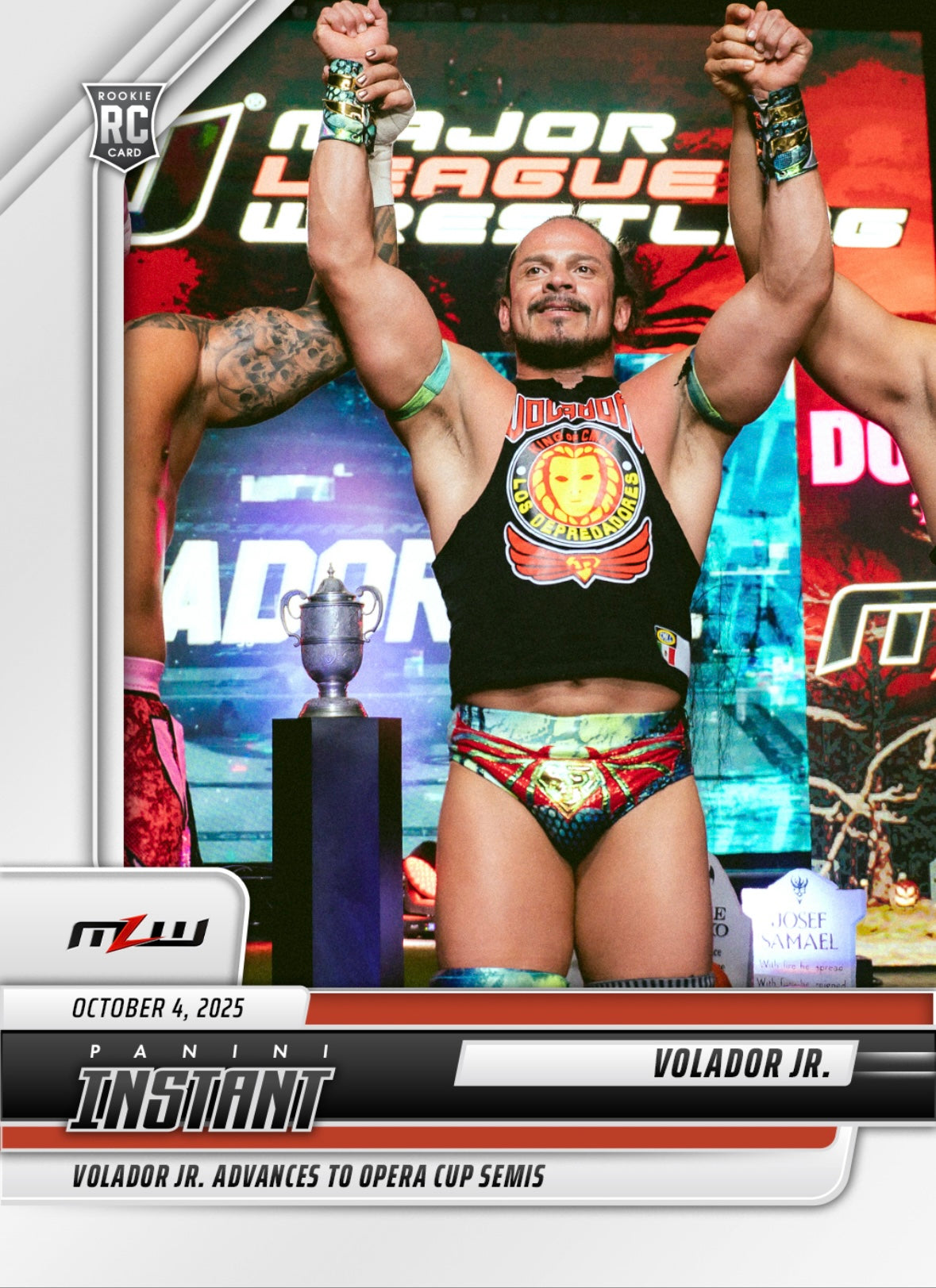 Volador JR. – Volador JR. Advances to Opera CUP Semis trading card PW Catalog