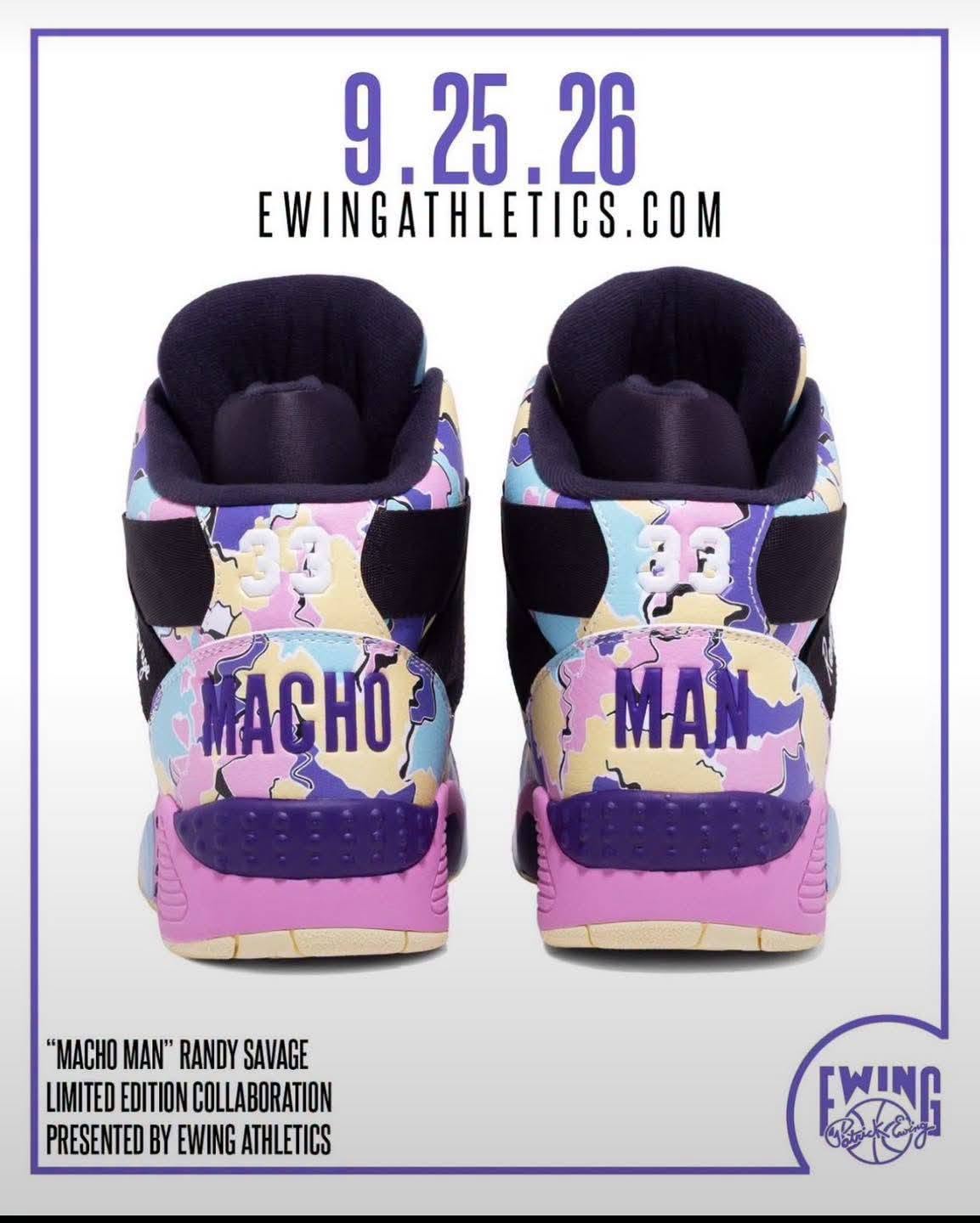 Ewing Athletics Focus x Macho Man Randy Savage Multicolor Sneakers