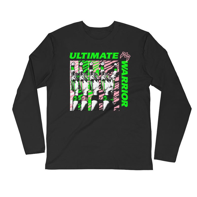 Ultimate Warrior "Retro Logo" Long Sleeve T-Shirt T-Shirt PW Catalog