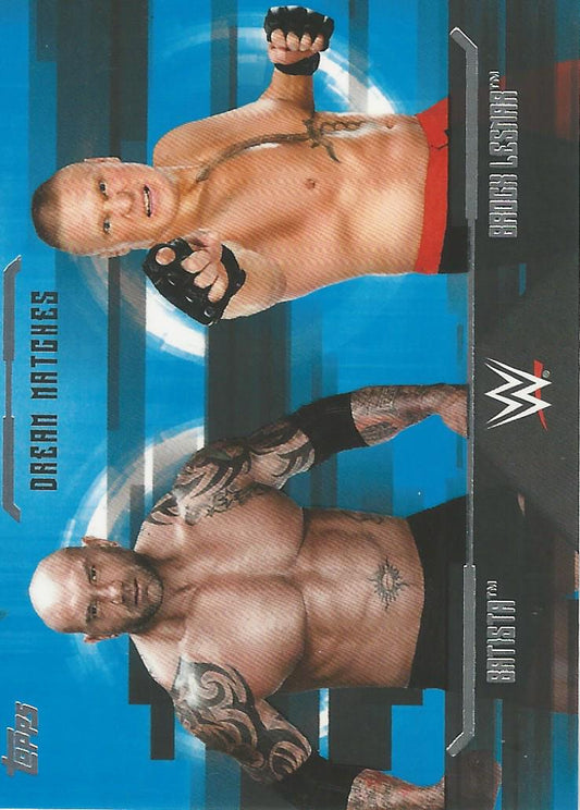 WWE Topps Undisputed 2017 Batista vs Brock Lesnar D9