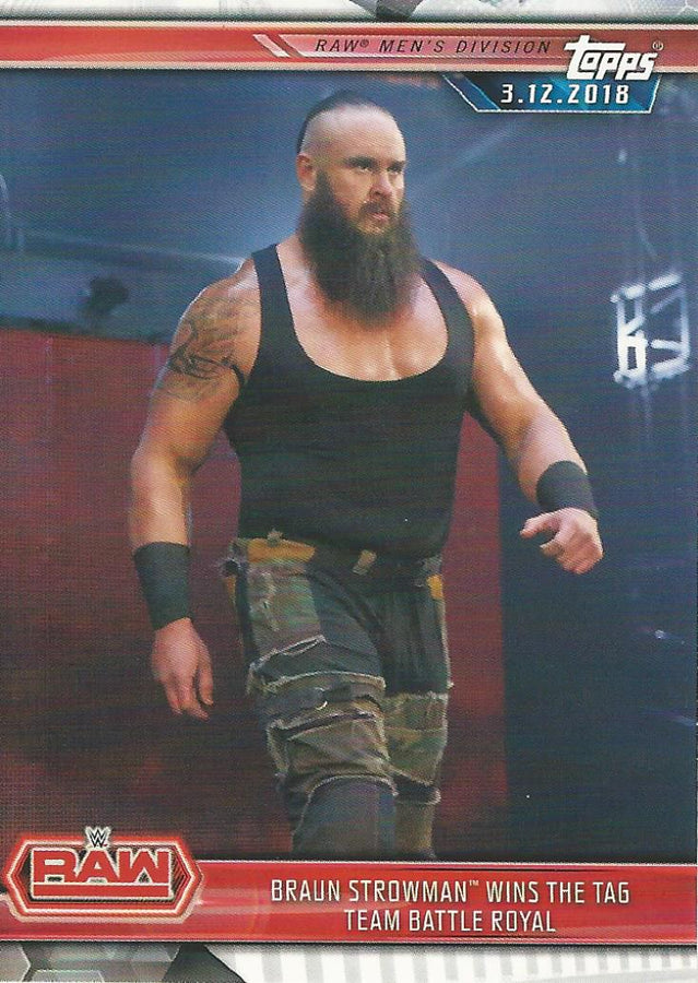 WWE Topps Champions 2019 Braun Strowman #32