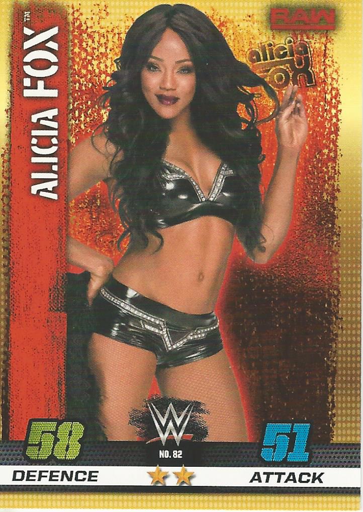 WWE Topps Slam Attax 10th Edition 2017 Alicia Fox #82