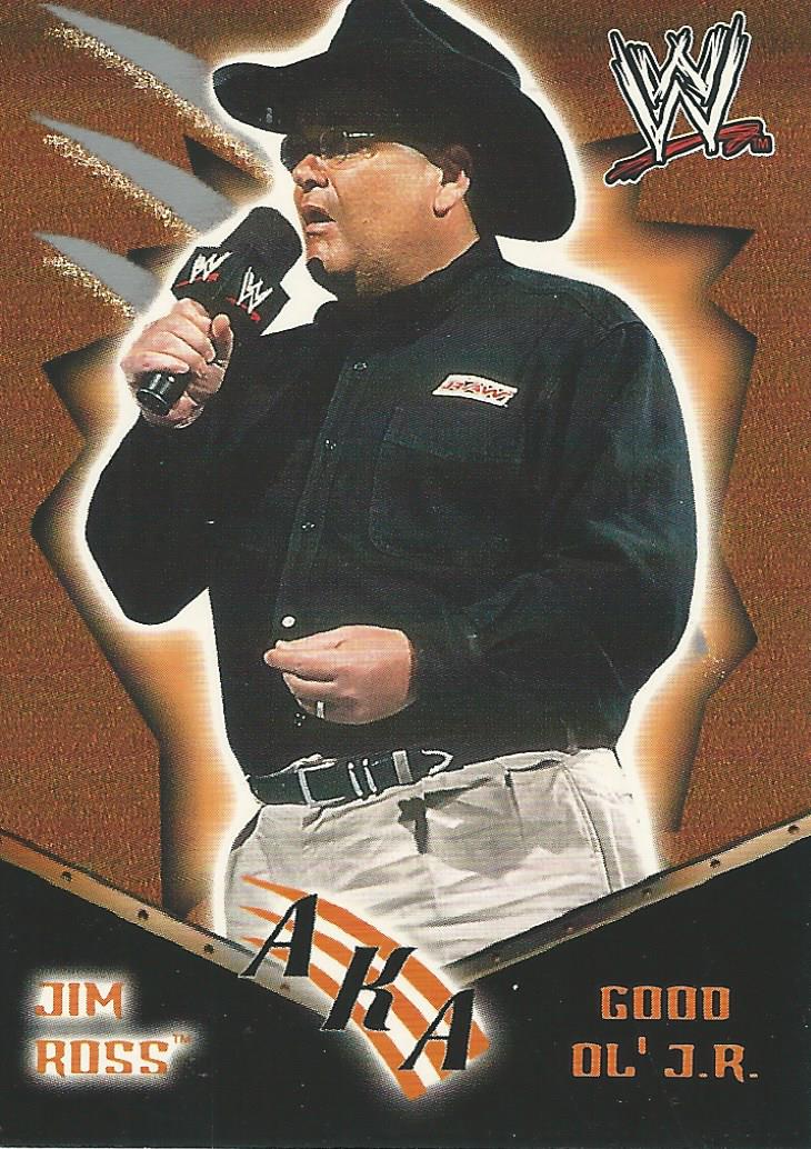 WWE Fleer Royal Rumble 2002 Jim Ross #82