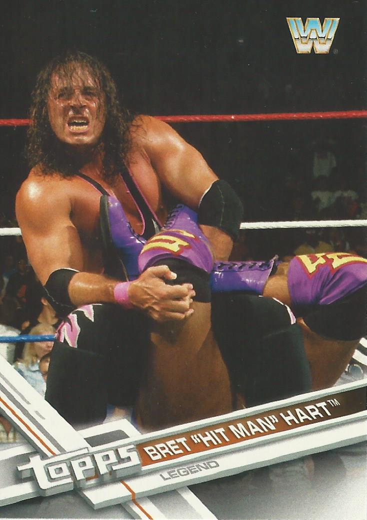 WWE Topps Then Now Forever 2017 Bret Hitman Hart #183