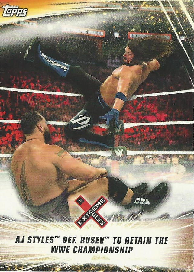 WWE Topps Summerslam 2019 AJ Styles #82
