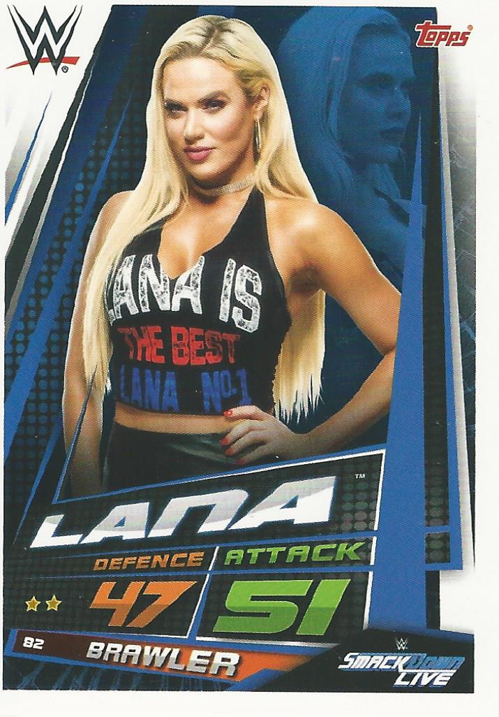 WWE Topps Slam Attax Universe 2019 Lana #82