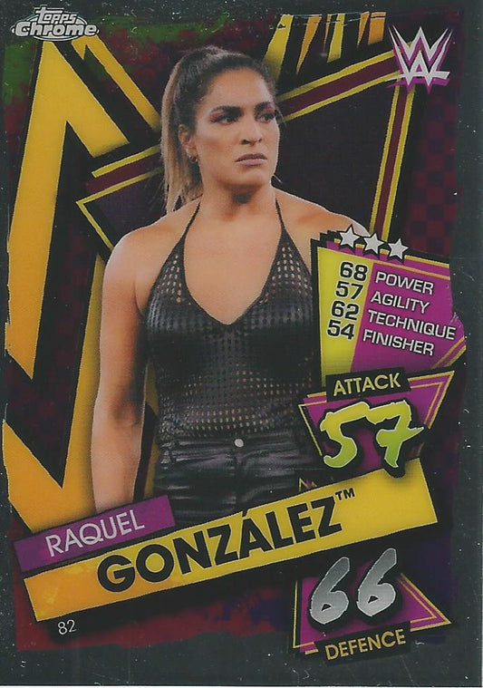 WWE Topps Slam Attax Chrome 2021 Raquel Gonzalez #82