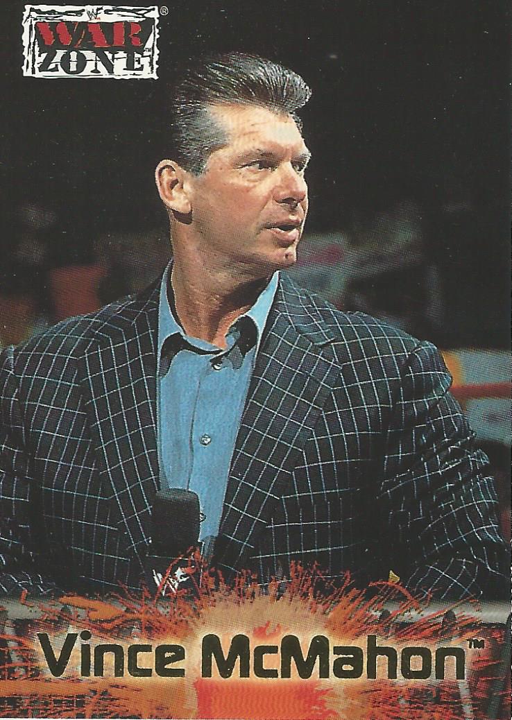 WWF Fleer Raw 2001 Vince McMahon #82