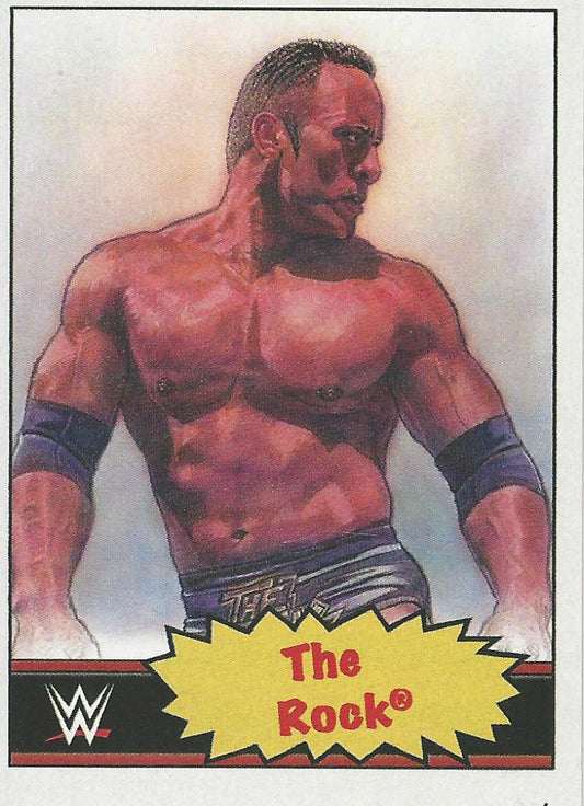 WWE Topps Living Set 2021 The Rock #82