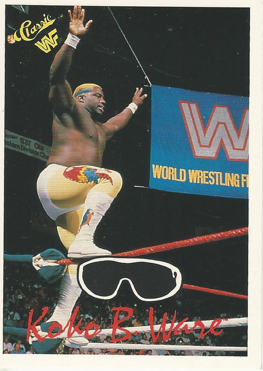 WWF Classic Trading Cards 1990 Koko B Ware No.82 trading card PW Catalog