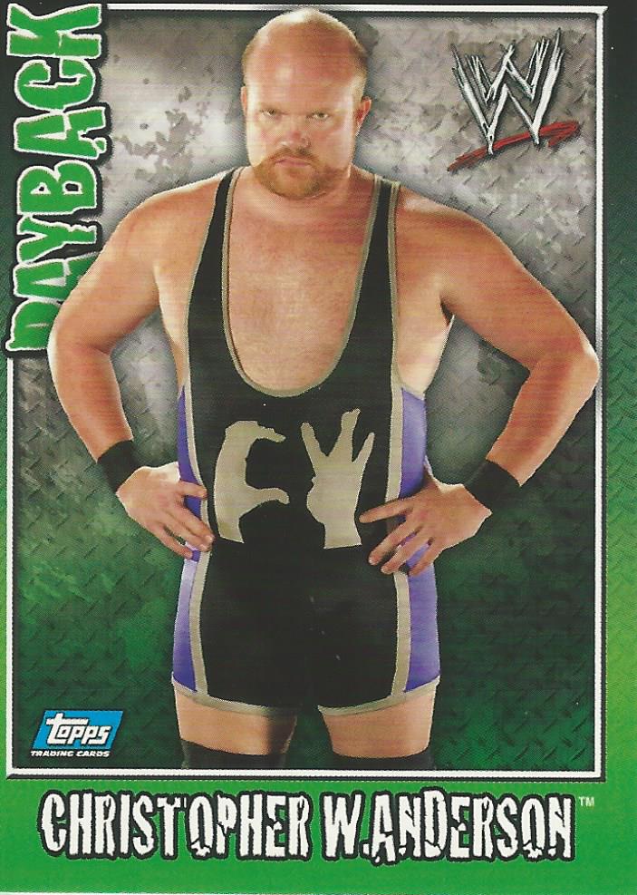 WWE Topps Payback 2006 CW Anderson #82