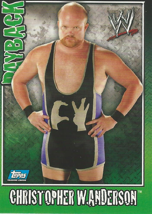 WWE Topps Payback 2006 CW Anderson #82