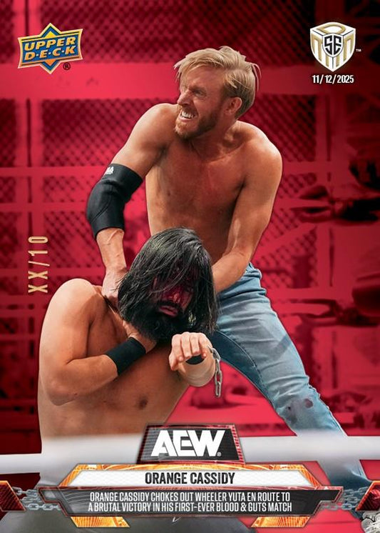 Orange Cassidy – Orange Cassidy Chokes Out Wheeler Yuta EN Route to a Brutal Victory in HIS First-Ever Blood & Guts Match
