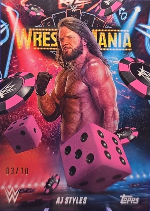 AJ Styles trading card PW Catalog