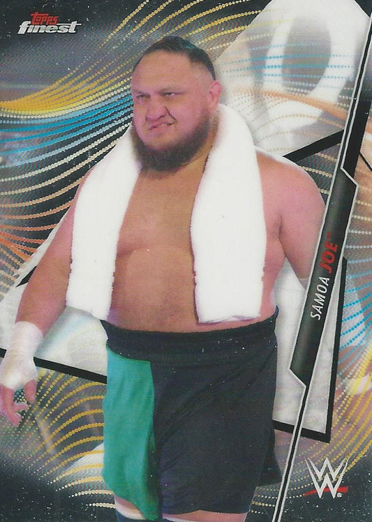 WWE Topps Finest 2020 Samoa Joe #30