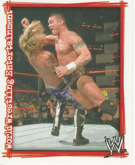 WWE Topps Superstars Uncovered 2007 Sticker Randy Orton #83