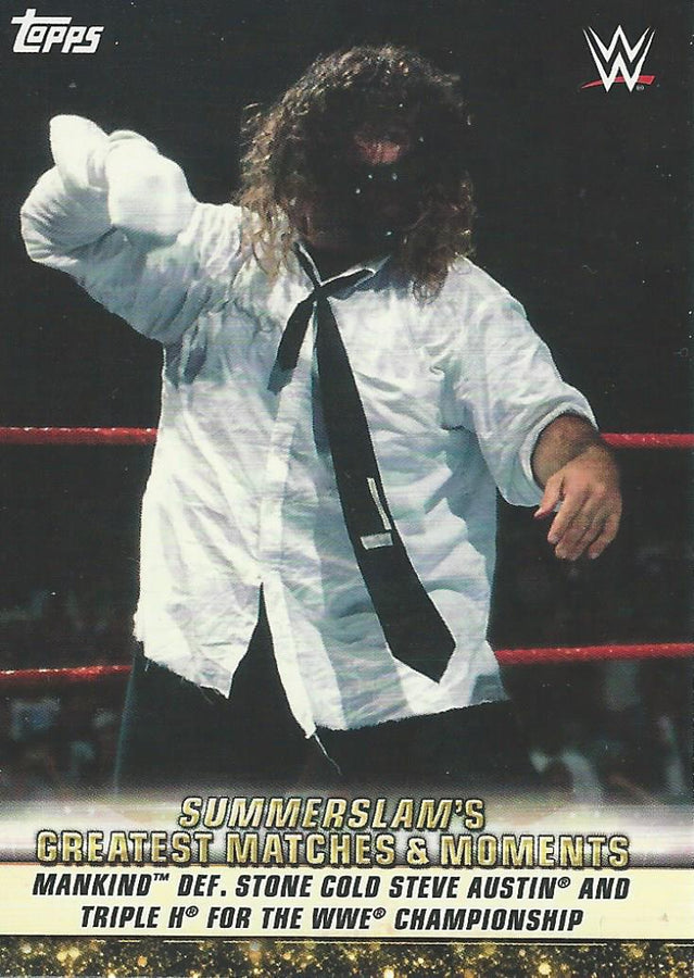 WWE Topps Summerslam 2019 Mankind GM-18 trading card PW Catalog