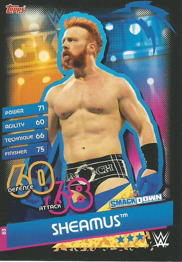 WWE Topps Slam Attax Reloaded 2020 Sheamus #83