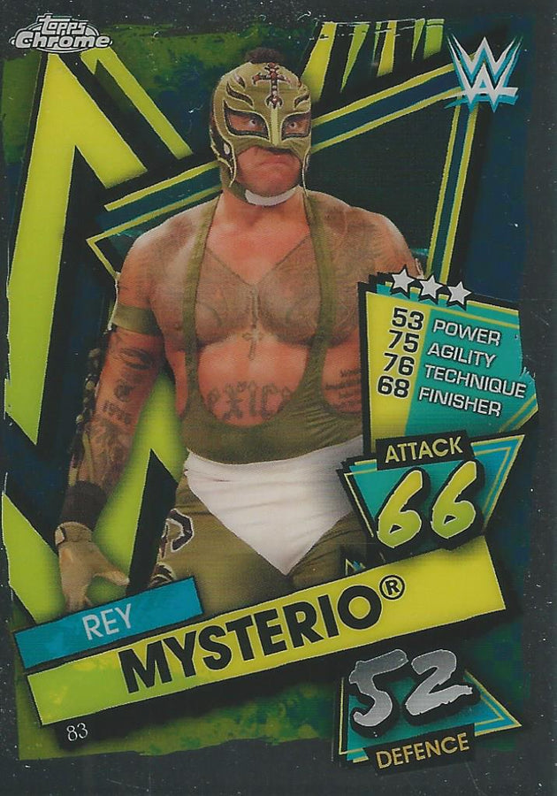 WWE Topps Slam Attax Chrome 2021 Rey Mysterio #83