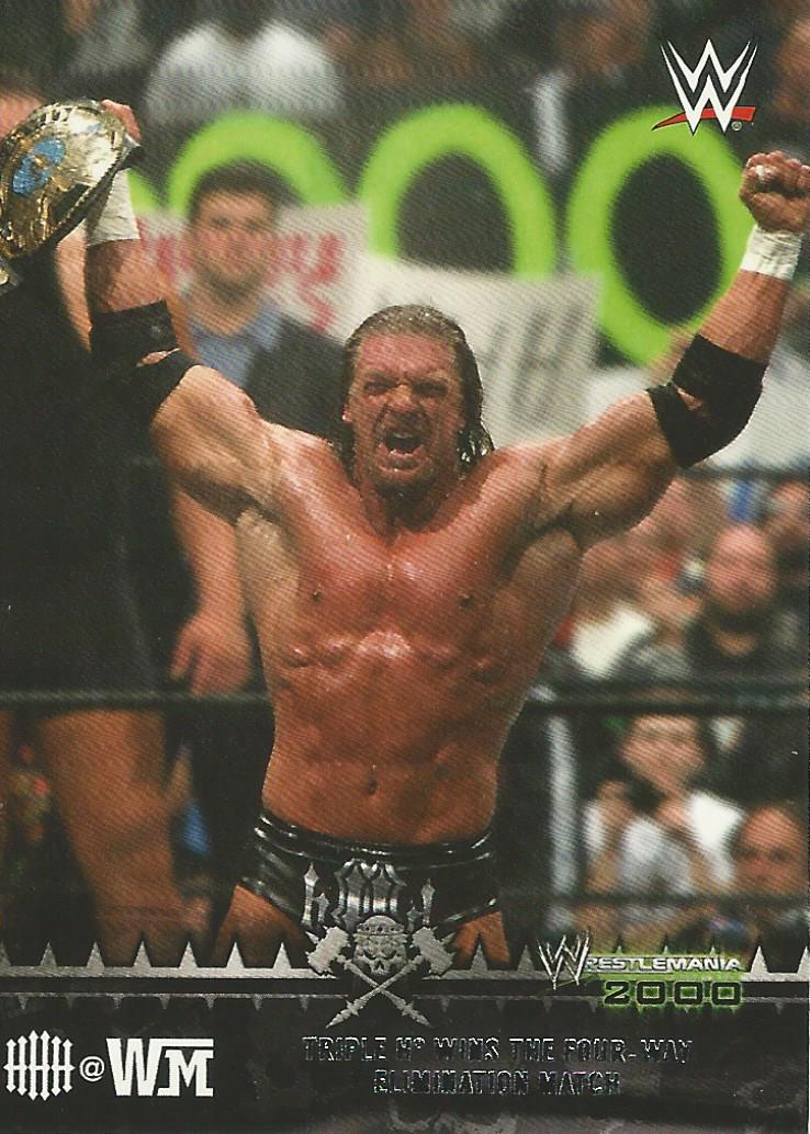 WWE Topps Road to Wrestlemania 2015 Triple H 3 of 10 trading card PW Catalog