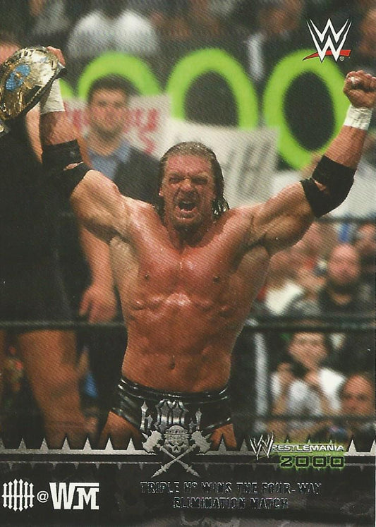 WWE Topps Road to Wrestlemania 2015 Triple H 3 of 10 trading card PW Catalog