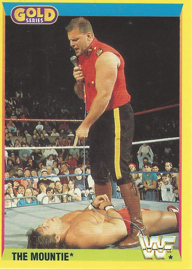 WWF Merlin Gold Series 2 1992 The Mountie #83