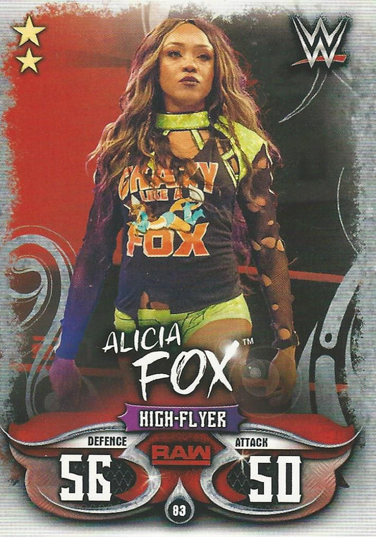 WWE Topps Slam Attax Live 2018 Alicia Fox #83