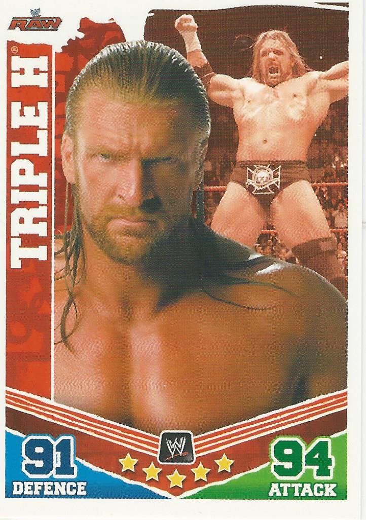 WWE Topps Slam Attax Mayhem 2010 Triple H #83