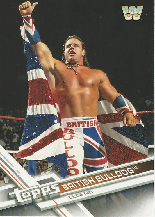 WWE Topps Then Now Forever 2017 British Bulldog #184