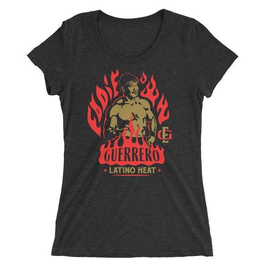 Eddie Guerrero "Latino Heat" Women's Tri-Blend T-shirt T-Shirt PW Catalog