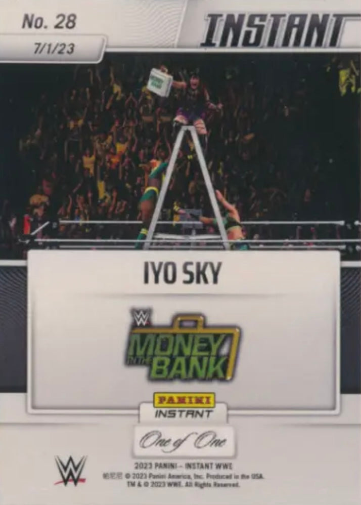 IYO SKY – IYO SKY Becomes Miss Money in the Bank trading card PW Catalog
