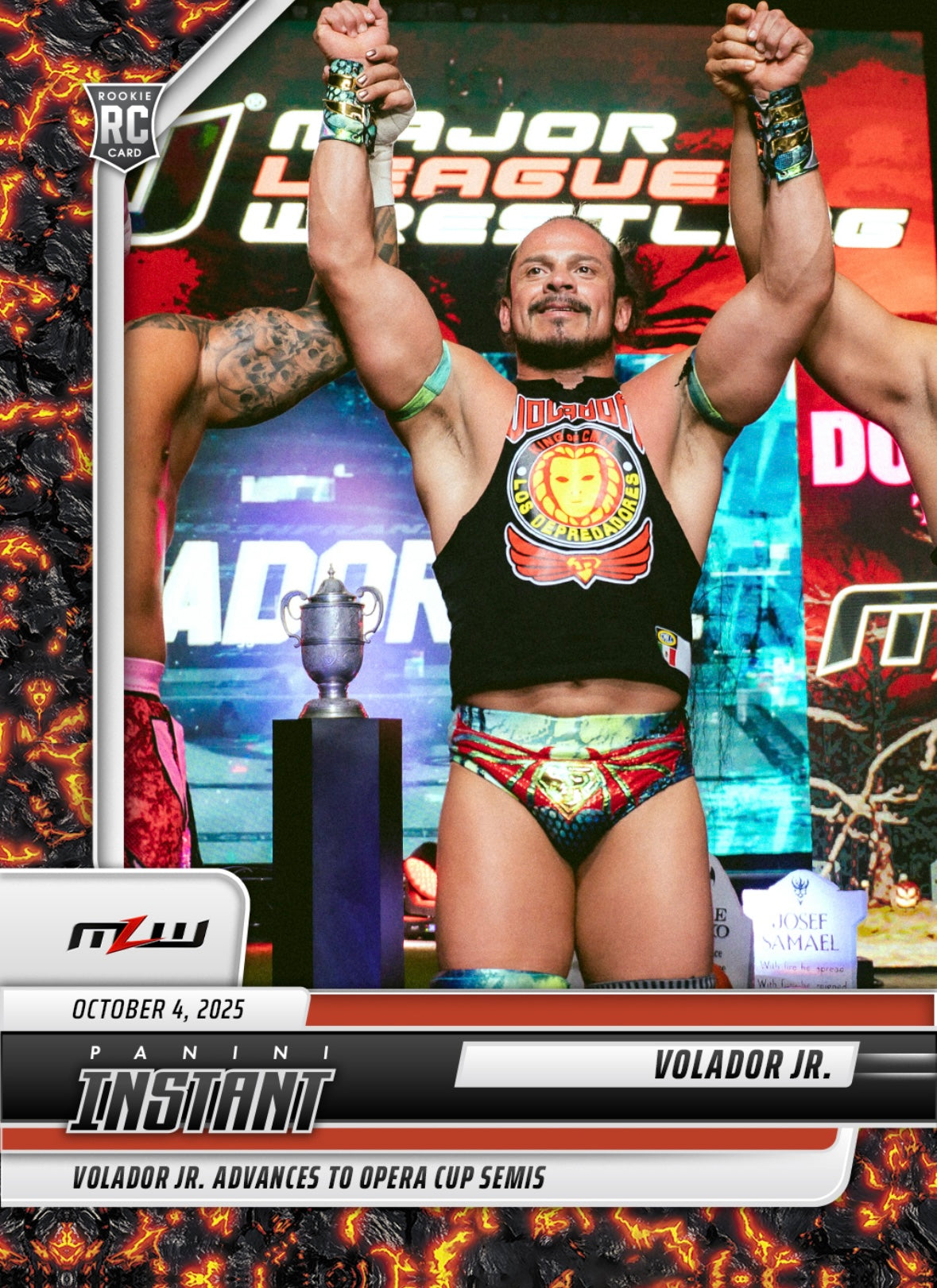 Volador JR. – Volador JR. Advances to Opera CUP Semis trading card PW Catalog