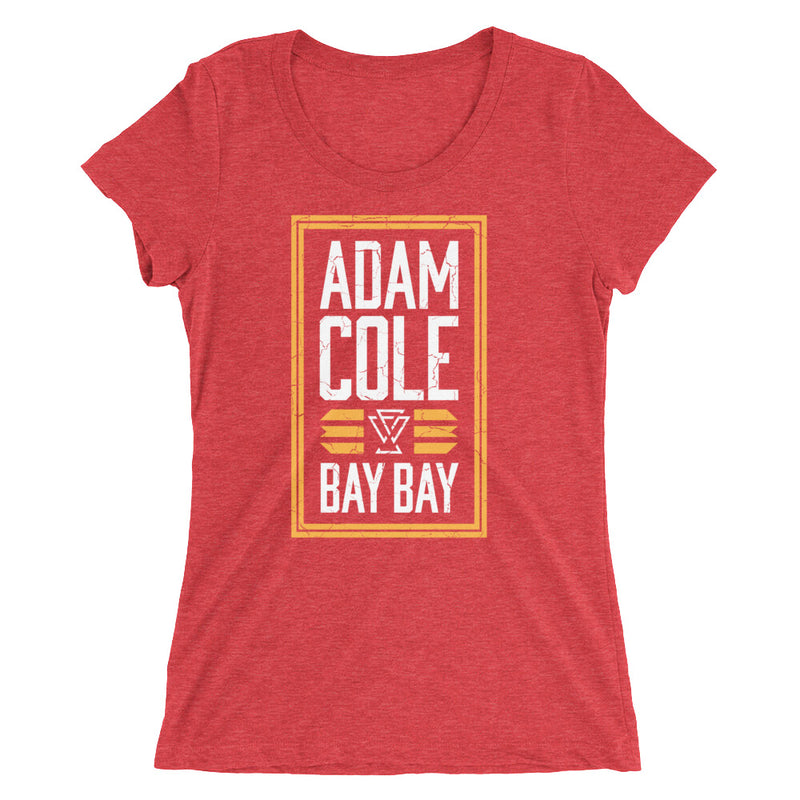 Adam Cole "Bay Bay" Women's Tri-Blend T-shirt