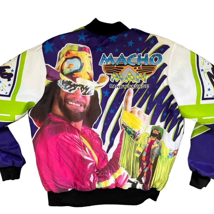 1993 WWF “Macho Man” Randy Savage Chalkline Jacket Pwcatalog