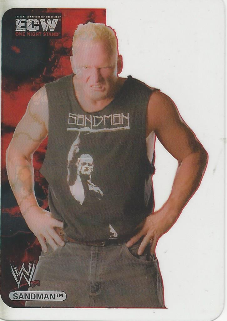 WWE Edibas Lamincards 2006 Sandman #84