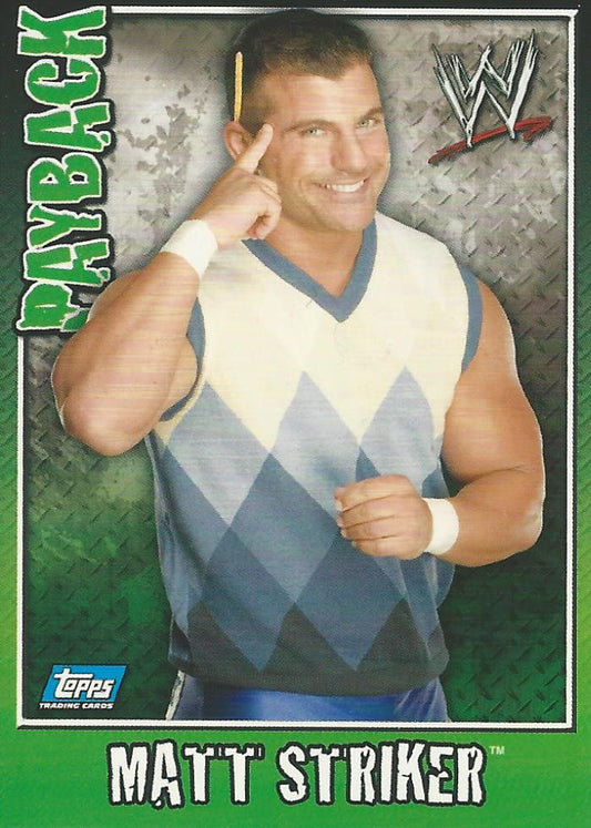 WWE Topps Payback 2006 Matt Striker #84