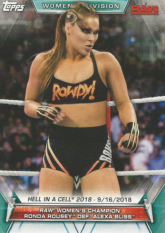 WWE Topps Women Division 2019 Ronda Rousey #84